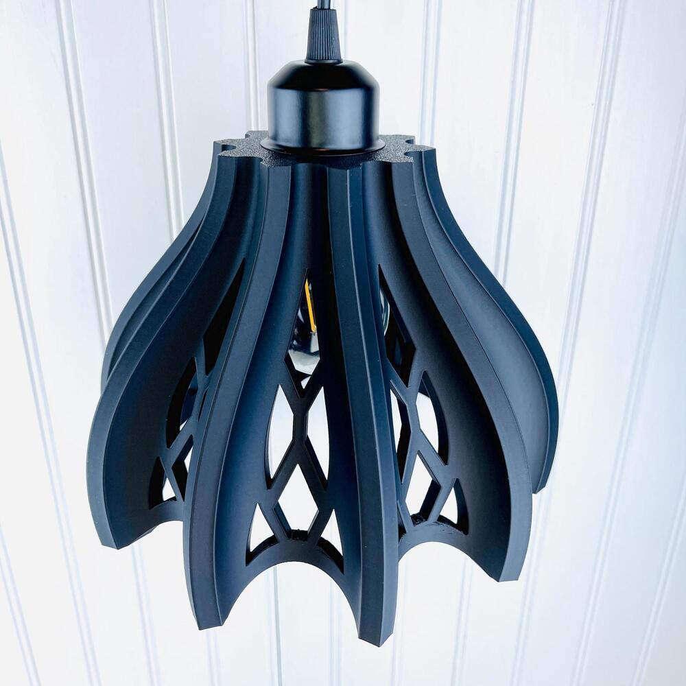 Gothic Inspired Pendant Lamp, Arch Pendant Lamp, Modern Statement Lighting - Picture 2 of 10